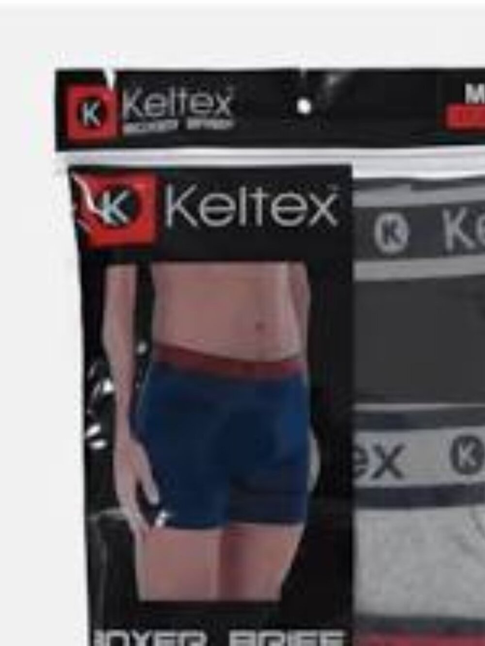 3 Pack Keltex® Men S Cotton Stretch Boxer Briefs Size S